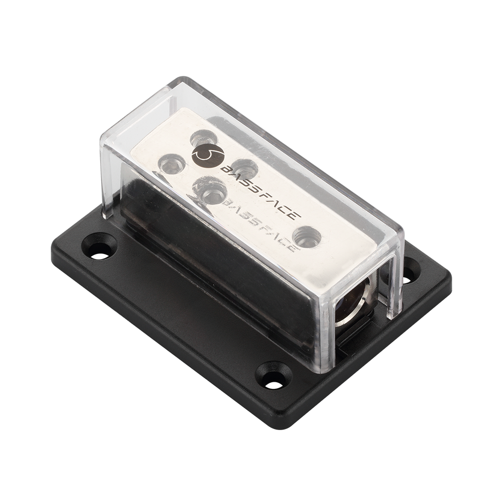 1x4AWG+4x8AWG Nickel Plated Distribution Block