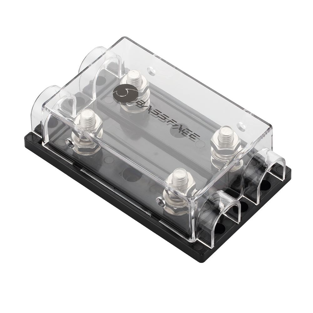 Nickel Plated Bolt Connection 2xANL Fuse Holder