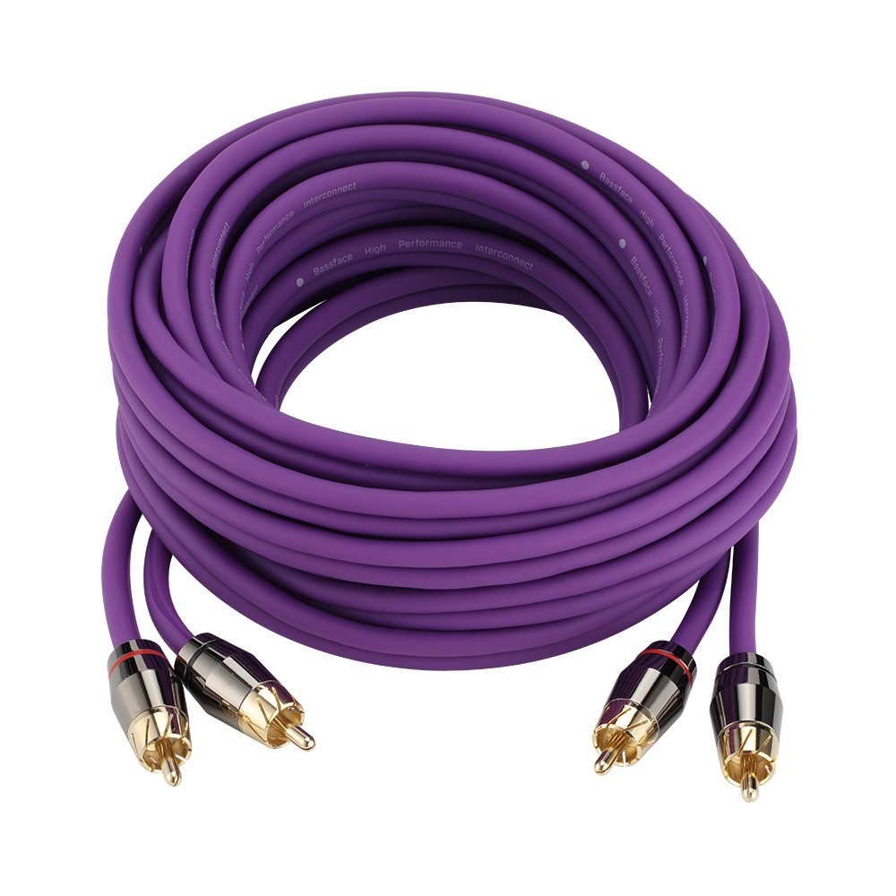 Bassface EVO 5m RCA-kaapeli